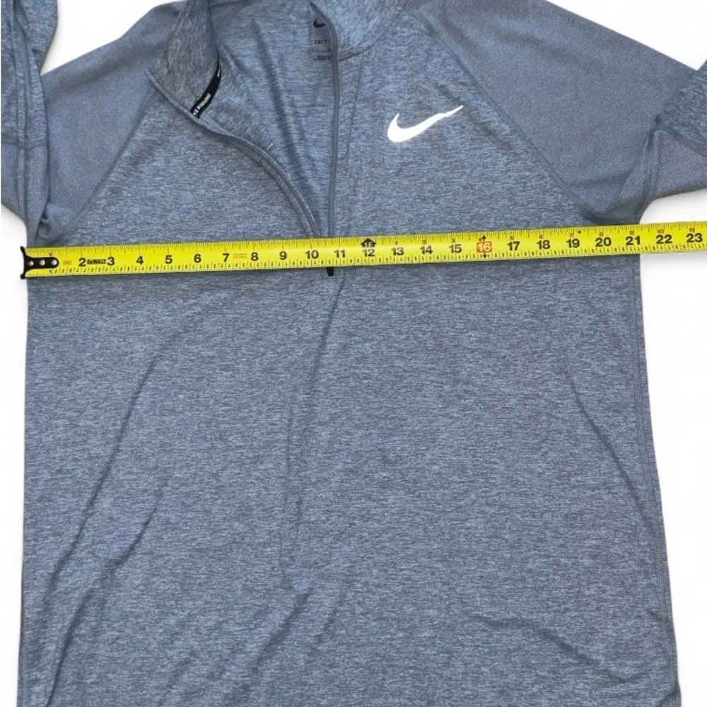 Nike Heather‎ Blue Quarter-Zip Top
